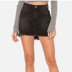 NWT ONE X ONE TEASPOON High Waist Denim Mini Skirt